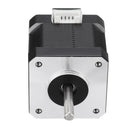 HANPOSE 17HS4401S-D150S Double Shaft 48mm Nema 17 Stepper Motor 42 Motor 42BYGH 1.6A 45N.cm 4-lead for CNC Laser 3D Printer