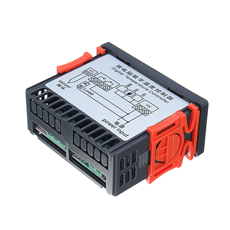 XD-W200 24V Digital Display Intelligent Temperature Controller Cold Storage Controller Adjustable Thermostat With Sensor