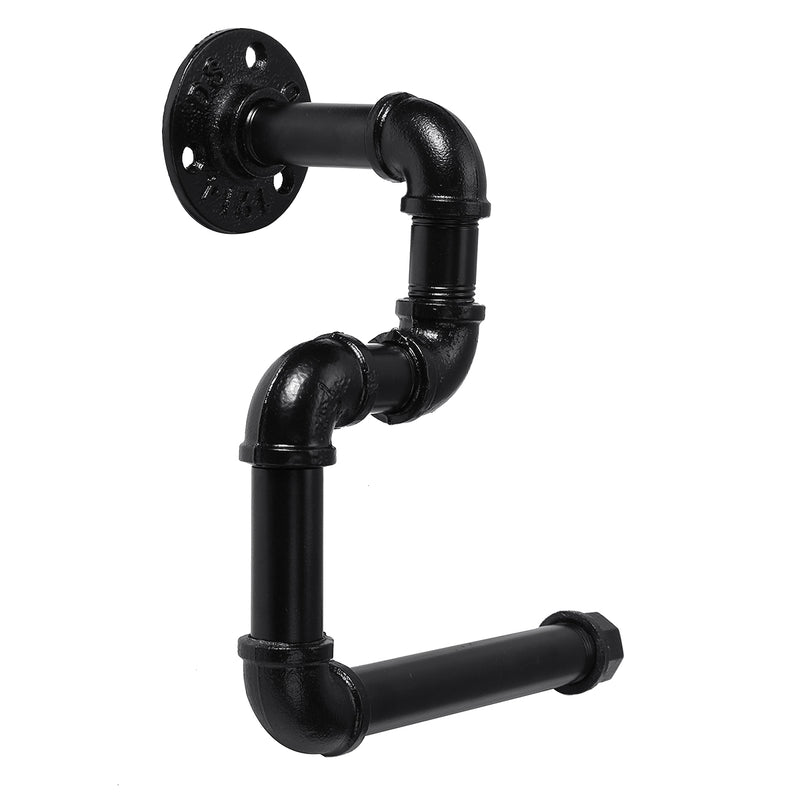 Wall Mounted Roll Paper Holder Towel Storage Organizer Hanger Kitchen Bathroom