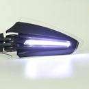 Motor Bike LED Handguards Inbuilt Daytime Running Turn Lights Modified