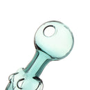 5 Inch Portable Green Glassware Glass Herb Holder Water Filter Tube Pipe Bowl