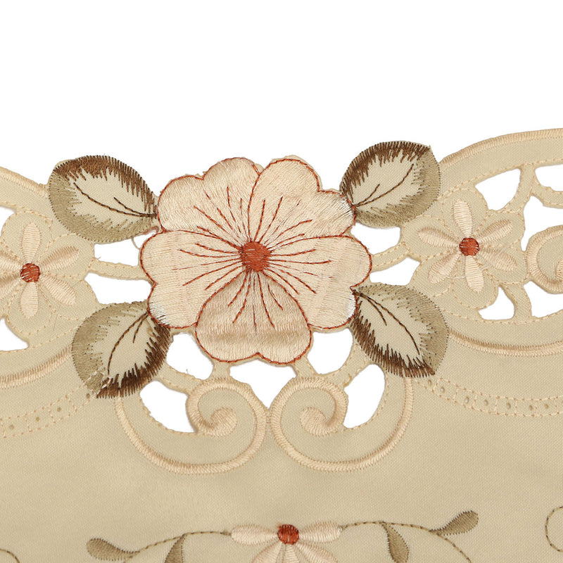 Four Sizes Classical Embroidery Flower Table Runnr Desk Mat Wedding Party Home Decor