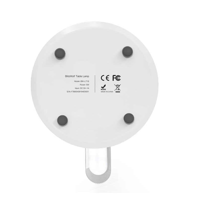 BlitzWolf BW-LT16 Floding Desk Lamp with Automatic RGB Ambient Lighting Base Touch Control Stepless Dimming Table Light