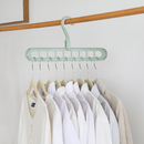 Multi-functional Cloth Hanger Balcony Wardrobe Store Rotating Non-slip Drying Racks