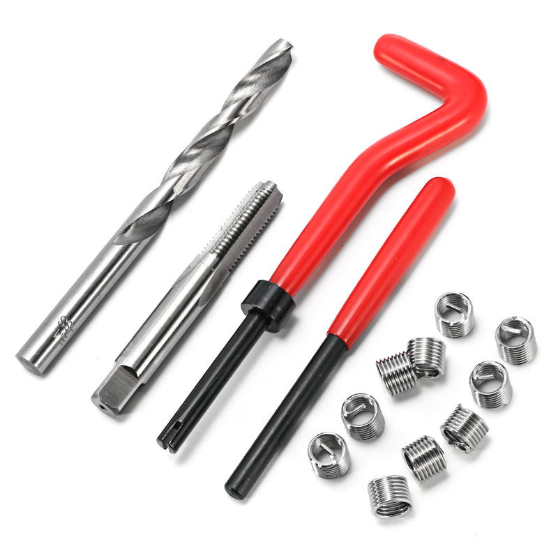 88Pcs Thread Repair Tool Helicoil Metric Rethread M6 M8 M10 Stainless Steel Kit