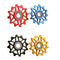 Qikour Cycling Bicycle Bike Rear Derailleur Ceramic Guide Pulley 12T Tooth Guide Wheel