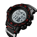 SKMEI 1380 Chrono Luminous Clock Date Week Display Digital Watch