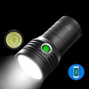 XANES XF 14/16xT6 LED Flashlight Super Power 3 Modes 2500Lumens 18650 Battery USB Rechargeable Exploration Lantern