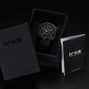 BREAK M728 Casual Style Men Wrist Watch Rubber Strap Creative Quartz Watch