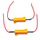 2 x 50W 8ohm LED Load Resistors Fix Bulb Fast Hyper Flash Tail Signal Blink