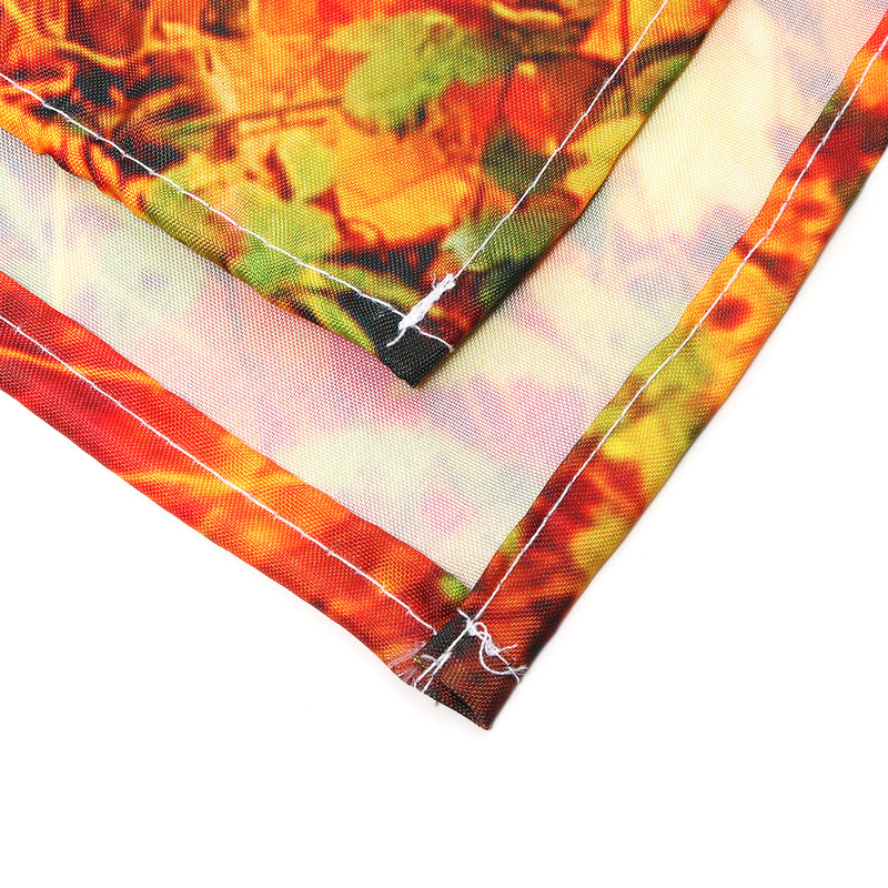 71''x71'' Autumn Deciduous Forest Waterproof Polyester Shower Curtains With Hooks