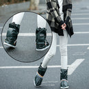 4 Colors Waterproof Men Women Rain Boots Cover Non-slip Rainbow Rain Boots