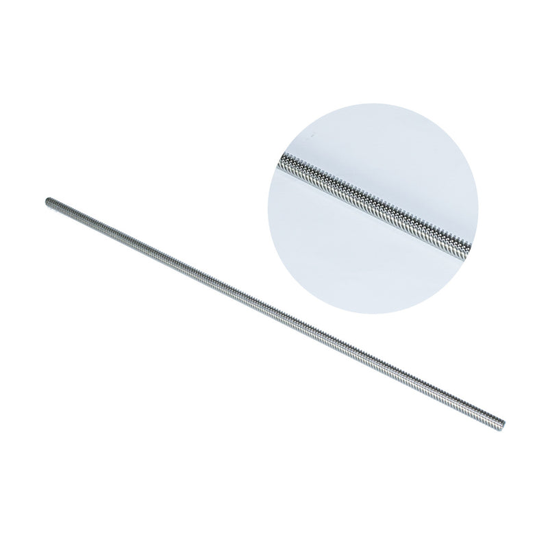 400mm 304 Stainless Steel T8 Lead Screw With T8 Brass Nut for 3D Printer