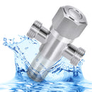G1/2 Stainless Steel Double Outlet Angle Valve Bidet Faucet Accessories