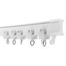 3 Meter Cuttable Bendable Curtain Track Rail for Straight Bay Windows Caravan Curtain Rod