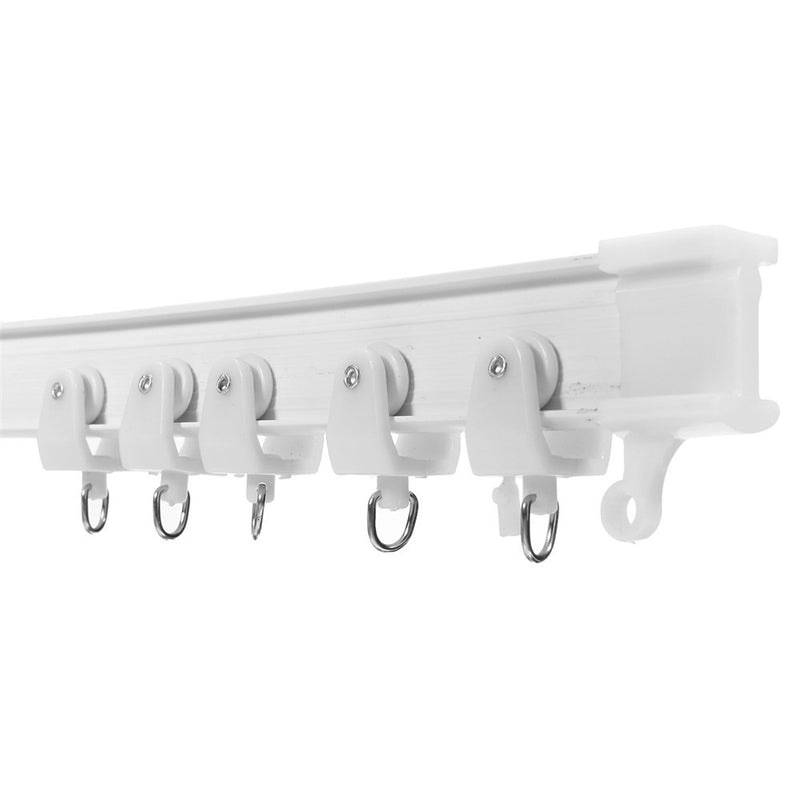 3 Meter Cuttable Bendable Curtain Track Rail for Straight Bay Windows Caravan Curtain Rod