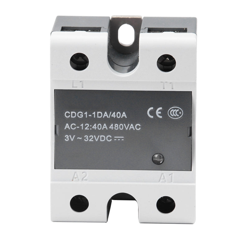 Single-phase SSR-DA 40A  DC-AC Contactless Solid State Relay For Heated Bed 3D Printer Parts