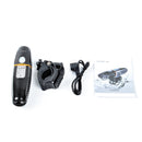 XANES SFL21 650LM T6 LED Bike Front Light 15H Running Time Smart Light Sensing Stepless Dimming USB Rechargeable IPX6 Waterproof