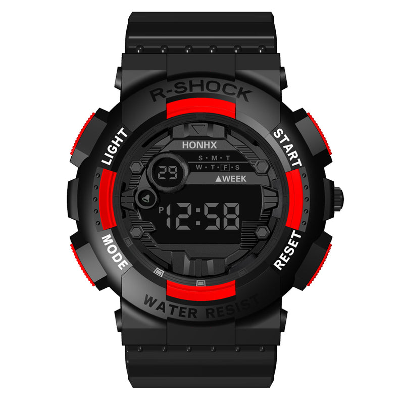 HONHX 82-66F Fashion Sport Style Men Luminous Dsiplay Digital Watch