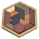 Kids Puzzles Wooden Toys Tangram Jigsaw Board Geometric Shape Children Educational Toy