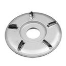 Five-tooth ARC Wood Turbo Carving Disc Tool Milling Cutter for 22mm Angle Grinder