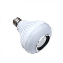 E27 Wireless bluetooth Speaker Bulb Light LED RGBW Music Play Lamp+24 Key Remote Control AC85-260V