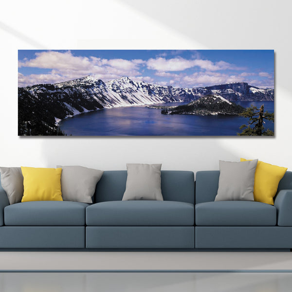 DYC 10355 Single Spray Oil Paintings Snow Mountain Photography For Home Decoration Paintings Wall Art