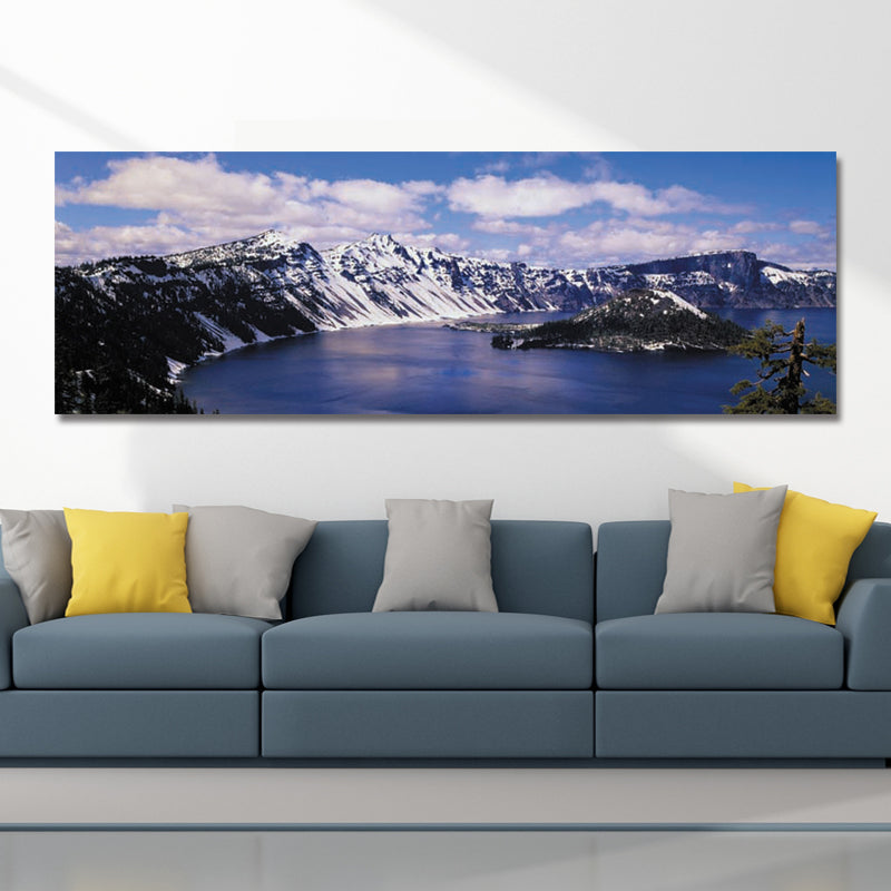 DYC 10355 Single Spray Oil Paintings Snow Mountain Photography For Home Decoration Paintings Wall Art