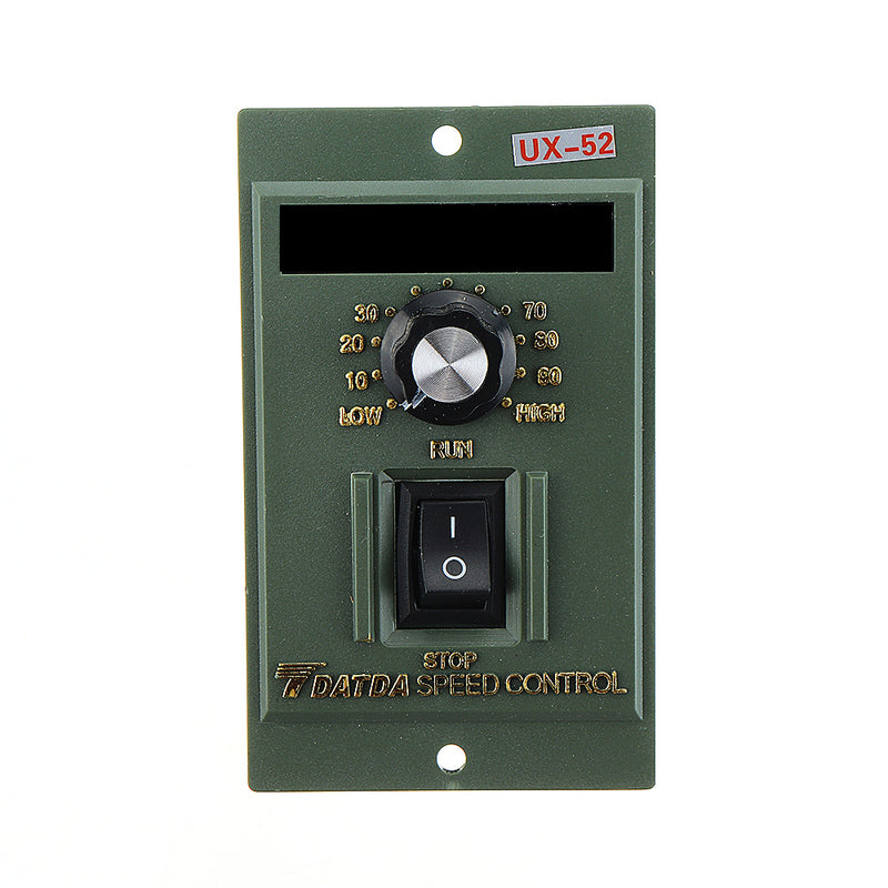 UX-52 AC220V 50Hz 15W Digital Adjustable Stepless Motor Speed Controller Tool Part Accessory 1400rpm