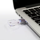 Kingstick USB2.0 Flash Drive Crystal Key USB Disk 32G 64G PenDrive Portable USB Drive