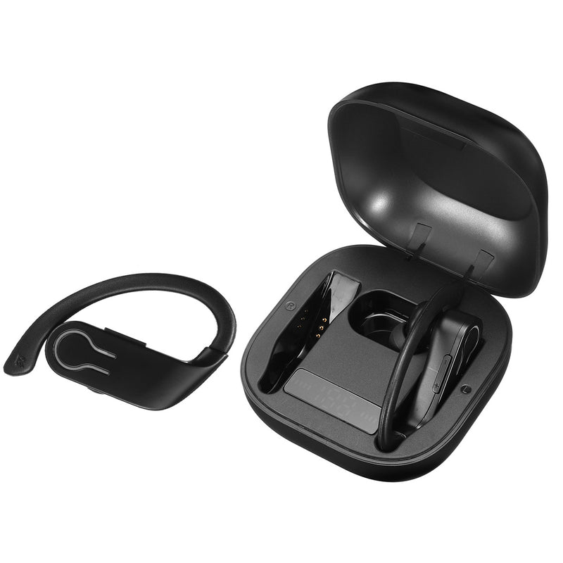 Pincun W7 TWS Earhooks Wireless bluetooth 5.0 Earphone HiFi Sound LED Display Sports Headphone with Mic