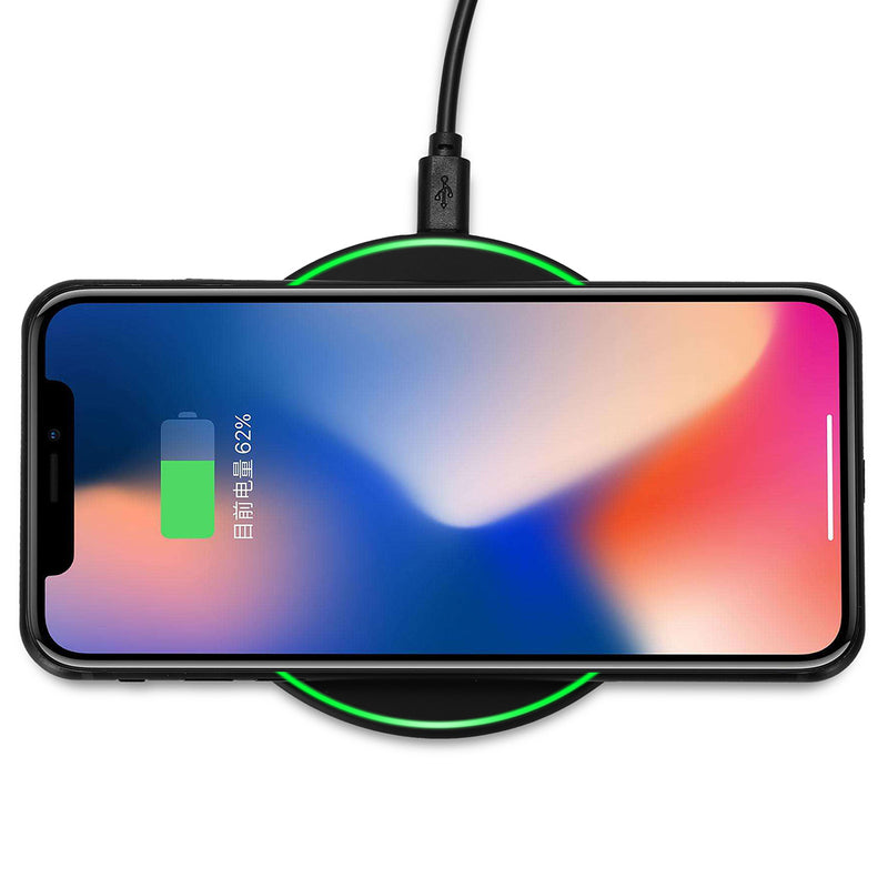 Qi Wireless Charger 10W Fast Charging Pad Dock For Samsung Note 9 for iPhone XS