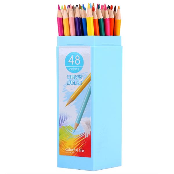 Deli 6534 48 Full-color Pencil Suit For School And Office