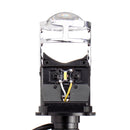 G9 H4 LED Headlights with Mini Projector Lens Hi/Lo Beam Bulb 60W 9600LM 6500K White for Car Motorcycle
