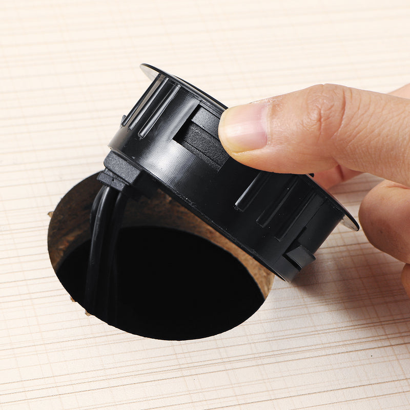 USB 3.0 to 3-Port USB 3.0 3.5mm Audio SPK Mic Hub Office Hole Table Hub with Power Adapter