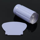 Transparent Clear Silicone Nail Art  Polish Stamper Stamping Printer  Plate Scraper Set
