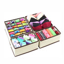 Honana HN-B52 4pcs Closet Underwear Organizer Non Woven Bra Underwear Socks Drawer Storage Boxes