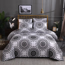 3 PCS Bedding Sets Bohemian National Style Quilt Cover Pillowcase For Queen Size