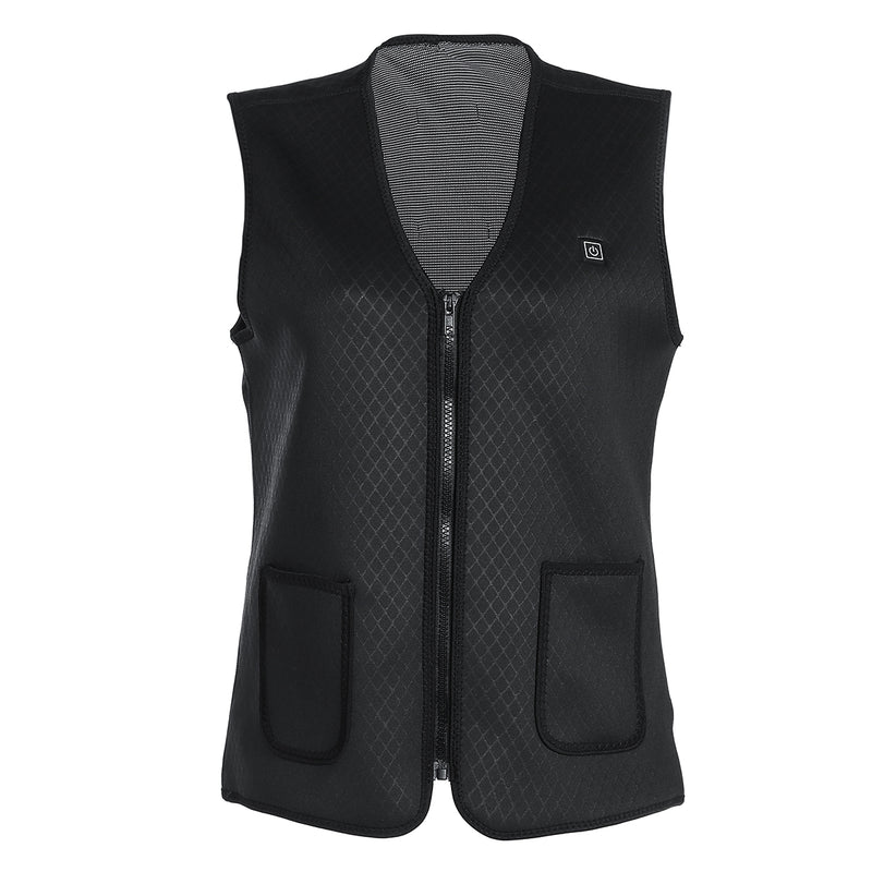 Electric 5V USB Heated Warm Cotton Vest Men Women 3S Warm Infrared Heating Coat Jacket