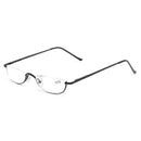 Women Vogue Vintage Reading Glasses Light Flexible High Definition Square Half Frame Presbyopic Glasses