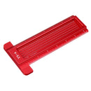 Drillpro TS 6 Inch Aluminum Alloy Hole Precision Marking T Ruler Hole Positioning Measuring Ruler Woodworking Scriber Scribing Tool