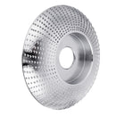 Drillpro 85x16/110x22mm Arc Wood Carving Disc Shaping Disc Angle Grinding Wheel Sanding Carving Rotary Tool Abrasive Disc for Angle Grinder