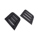 Black Hood Vent Heat Extractors Cover For 2018-2019 Ford Mustang 422083