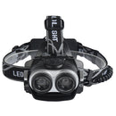 XANES K77A 1000 Lumens 2xT6 Zoomable Bicycle Headlight Adjustable Focus Outdoor Sports HeadLamp