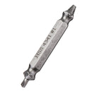 Drillpro 5pcs HSS Damaged Screw Extractor Drill Bits Guide Set Broken Easy out Bolt Screw Remover Tool