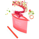 Reusable Silicone Food Storage Bag Vacuum Food Fresh Sealer Container Kitchen Fridge Tools