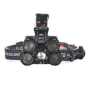 XANES 2503 1700 Lumens Cycling Headlamps 4 Switch Modes 5x T6 Light Three Focusing Methods Light