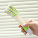 Multi-function Double Head Dust Cleaning Brush Shutter Window Blinds Car Air Conditioning Vent Clean