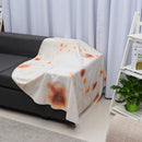 Round Floor Mat Corn Cake Carpet Blanket Non-Slip Throw Home Living Room Decor