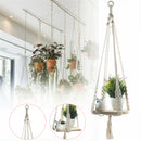 Flower Pot Holder Macrame Plant Hanger Hanging Planter Basket Cotton Rope Braided Craft